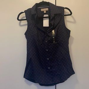 Banana republic non-iron sleeveless